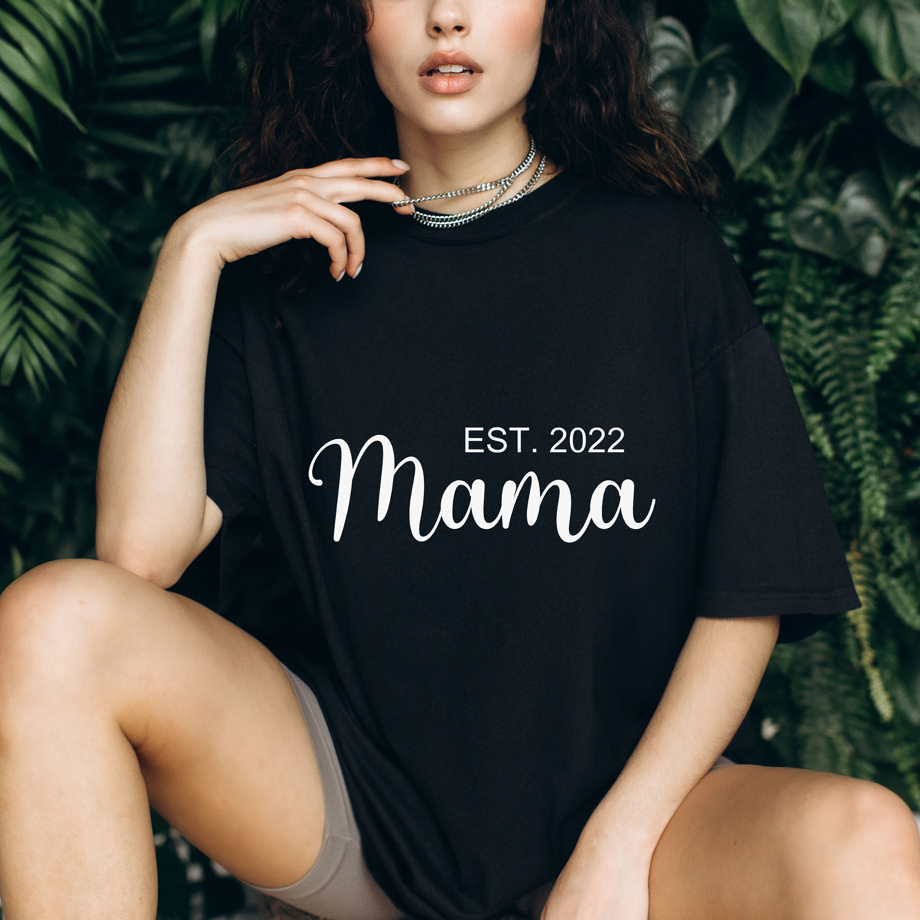 Custom Year Mama Est. Shirt, Mothers Day Shirt, Mom Shirt, Mama Shirt, Grandma Shirt, Mother’S Day Shirt, Shirt For Mom