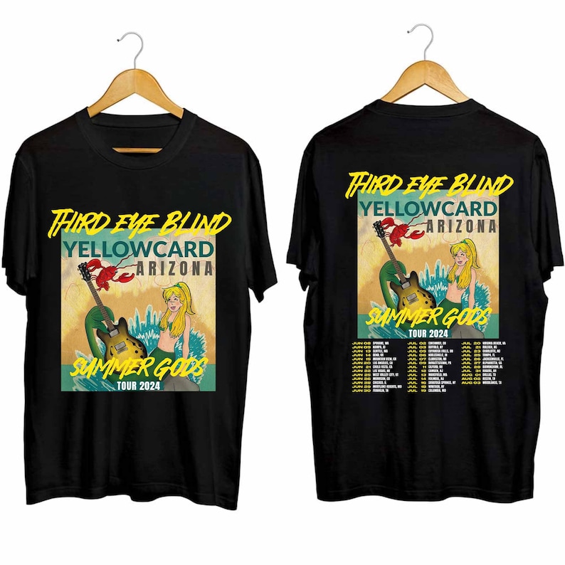 Third Eye Blind 2024 Tour Shirt, 2024 Summer Gods Tour Shirt, Third Eye Blind Band Fan Shirt
