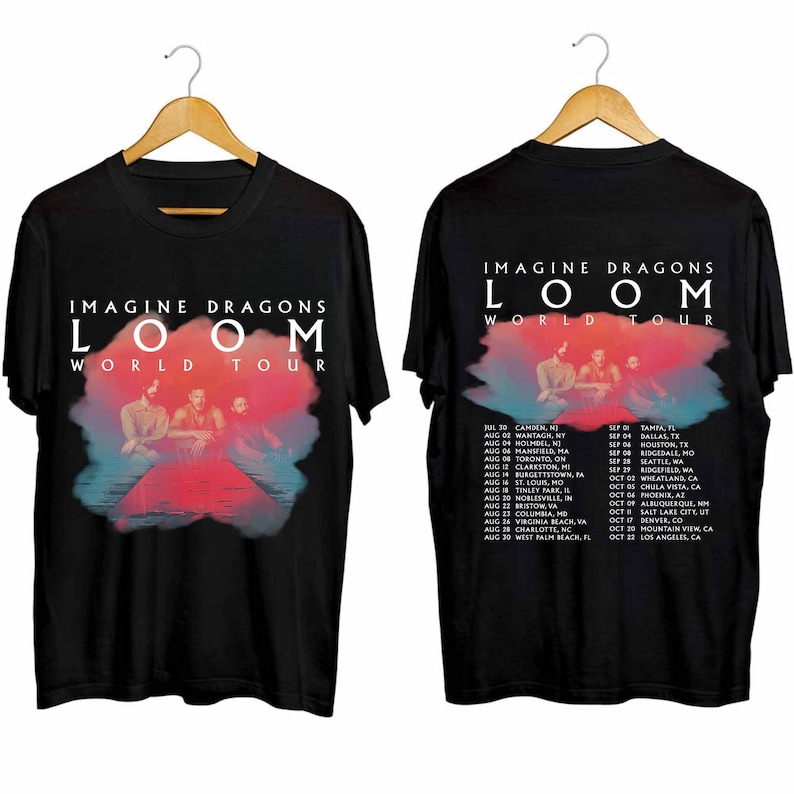 Imagine Dragons - Loom Tour 2024 Shirt, Imagine Dragons Band Fan Shirt, Imagine Dragons 2024 Shirt