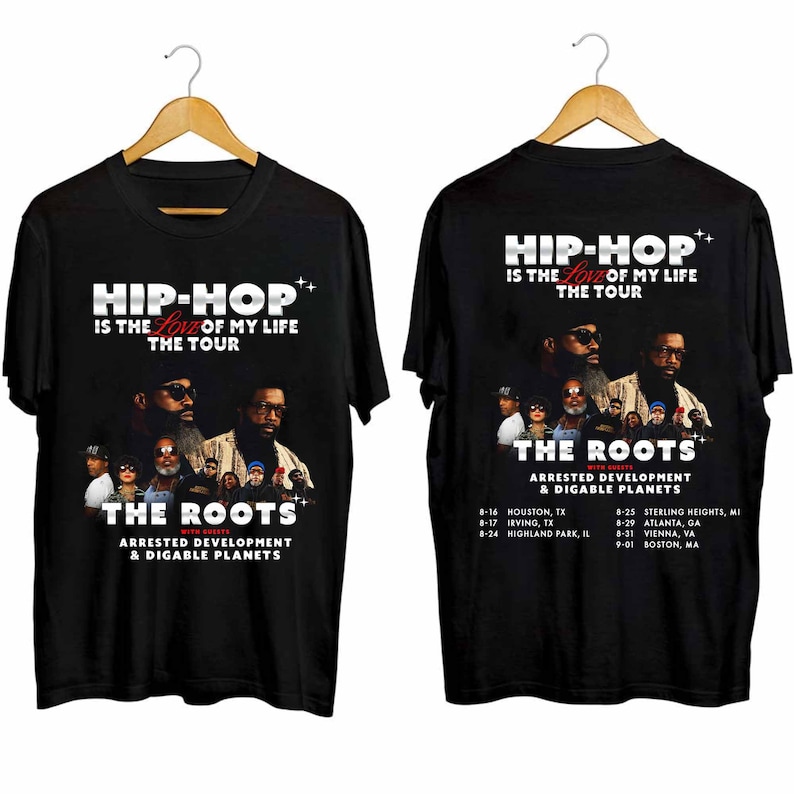 The Roots 2024 Tour Shirt, The Roots Band Fan Shirt, The Roots 2024 Concert Shirt