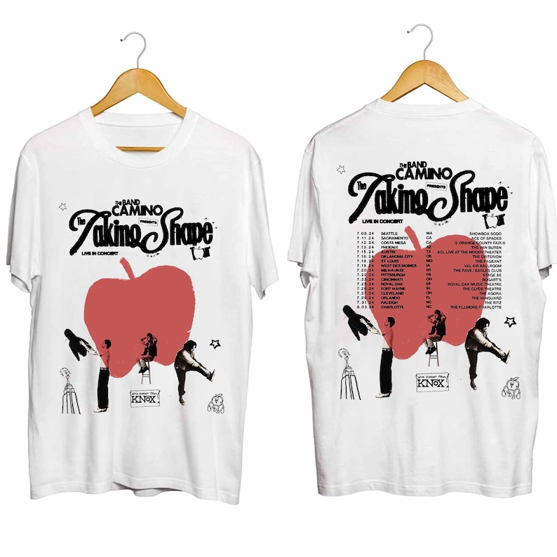 The Band Camino - The Taking Shape Tour 2024 Shirt, The Band Camino Fan Shirt, The Band Camino 2024 Tour Shirt
