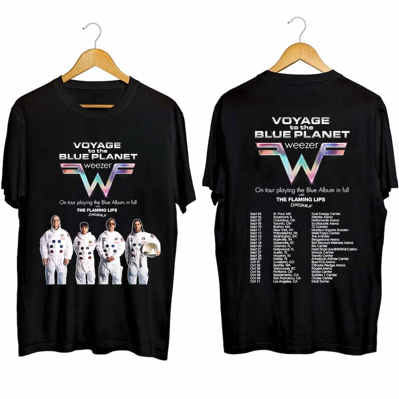 Weezer - 30Th Anniversary Tour 2024 Shirt, Weezer Band Fan Shirt, Weezer 2024 Concert Shirt