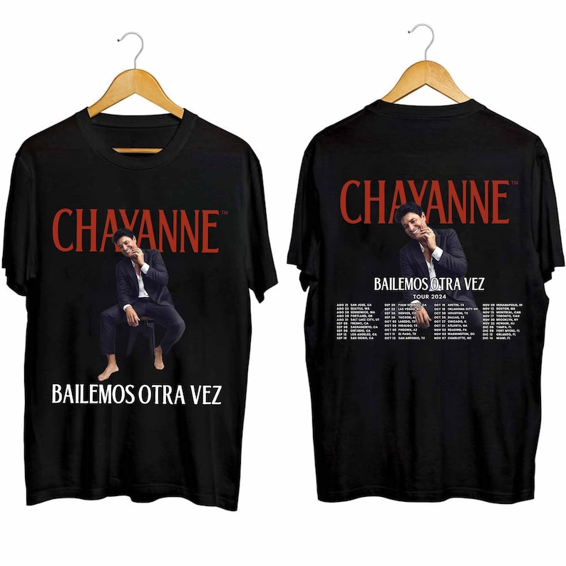 Chayanne - Bailemos Otra Vez Tour 2024 Shirt, Chayanne Fan Shirt, Chayanne 2024 Concert Shirt