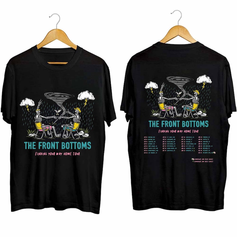 The Front Bottoms - Finding Your Way Home Tour 2024 Shirt, The Front Bottoms Band Fan Shirt, The Front Bottoms Rock Band Shirt