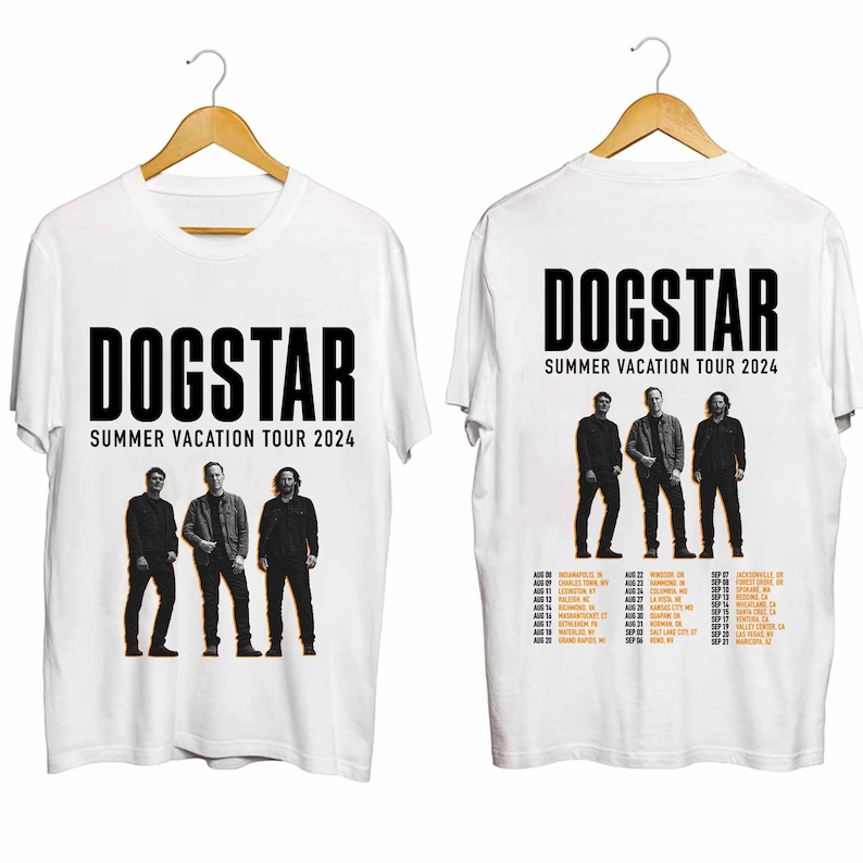 Dogstar Summer Vaction Us Tour 2024 Shirt, Dogstar Band Fan Shirt, Dogstar 2024 Concert Shirt