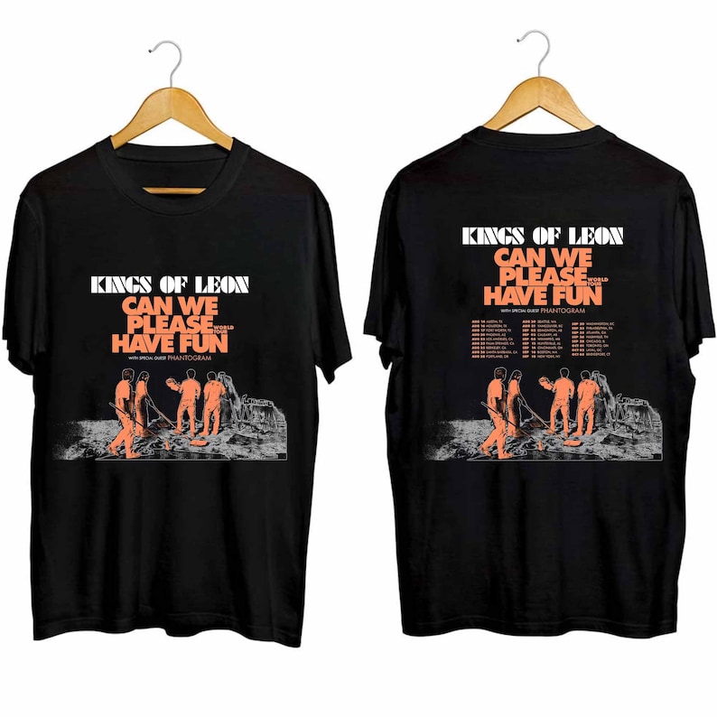 Kings Of Leon - Can We Please Have Fun Us Tour 2024 Shirt, Kings Of Leon Band Fan Shirt, Kings Of Leon 2024 Concert Shirt