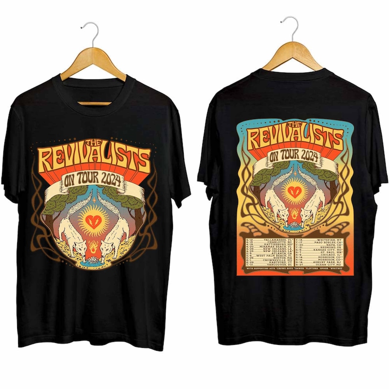 The Revivalists 2024 Tour Shirt, The Revivalists Band Fan Shirt, The Revivalists 2024 Concert Shirt