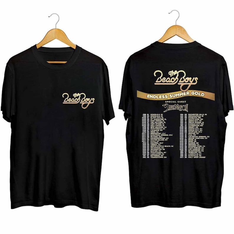 Beach Boys - Endless Summer Gold 2024 Tour Shirt, Beach Boys Band Fan Shirt, Beach Boys 2024 Concert Shirt