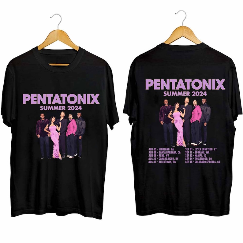 Pentatonix Summer 2024 Tour Shirt, Pentatonix Band Fan Shirt, Pentatonix 2024 Concert Shirt