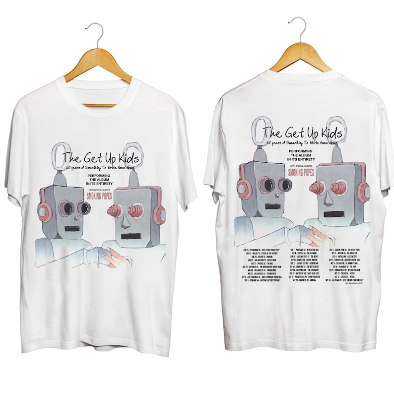 The Get Up Kids - Something To Write Home About 25Th Anniversary Tour Shirt, The Get Up Kids 2024 Tour, The Get Up Kids Band Fan Shirt