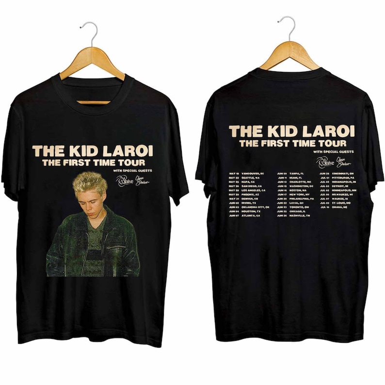 The Kid Laroi - The First Time Tour Us 2024 Shirt, The Kid Laroi Fan Shirt, The Kid Laroi 2024 Concert Shirt