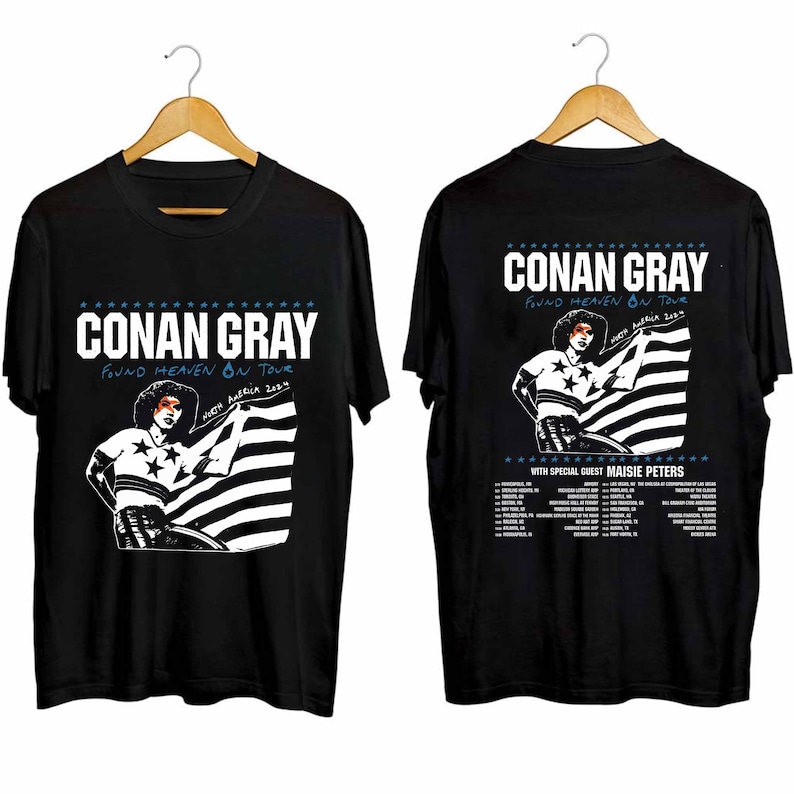 Conan Gray - Found Heaven On Tour 2024 Shirt, Conan Gray Fan Shirt, Conan Gray 2024 Concert Shirt