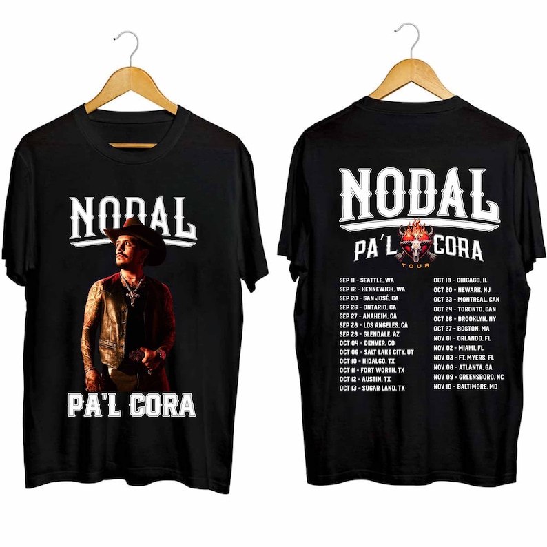 Christian Nodal - Pa?L Cora Tour 2024 Shirt, Christian Nodal Fan Shirt, Christian Nodal 2024 Tour Shirt