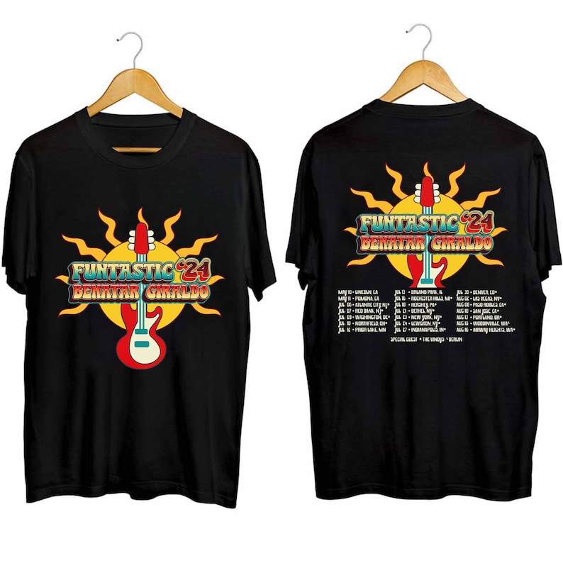 New Pat Benatar & Neil Giraldo – Funtastic 2024 Shirt, Pat Benatar 2024 Concert Shirt, Funtastic 2024 Tour Shirt