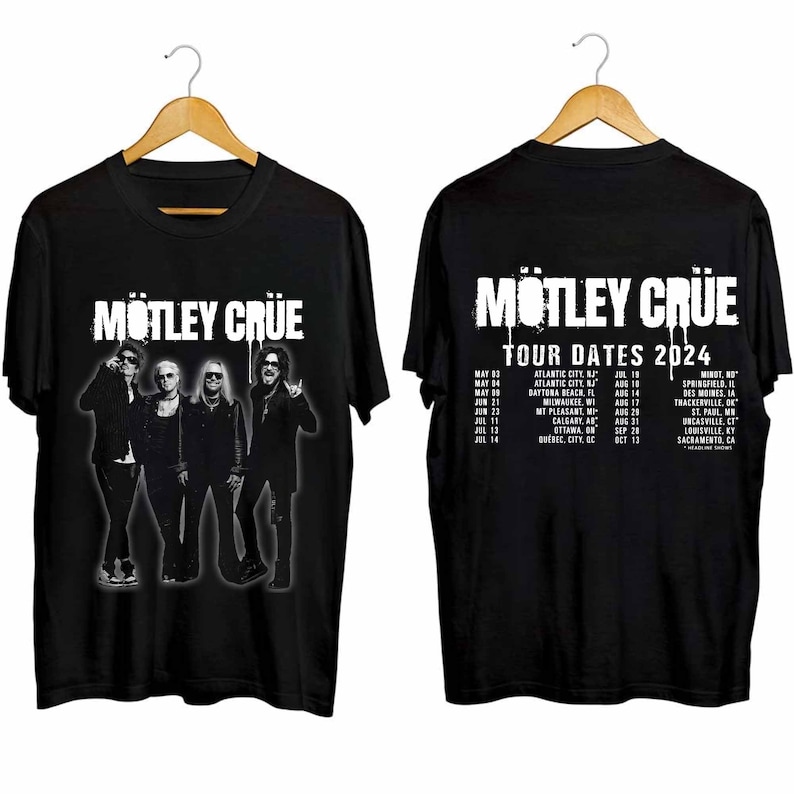 M”tley Cre 2024 Tour Shirt, M”tley Cre Band Fan Shirt, M”tley Cre Concert Shirt