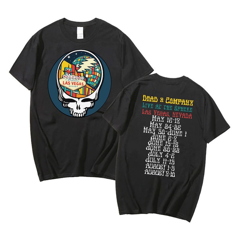 New Dead & Company Dead Forever Live At The Sphere Las Vegas 2024 Tour Shirt, Dead And Company Shirt, Dead And Co Las Vegas