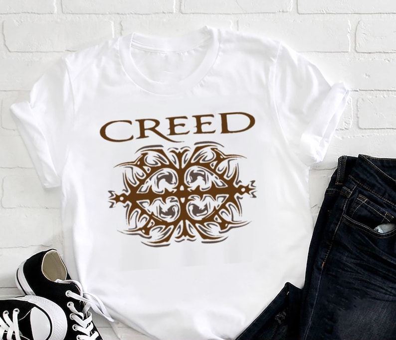 New Vintage Creed Band Logo T-Shirt, Creed Band Fan Gift Shirt, Creed 2024 Tour Unisex Shirt