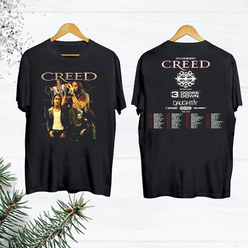 New Rock Band Creed Graphic Shirt, Creed Band Summer Of ?99 Tour 2024 Shirt, Creed Band Fan Gift Shirt