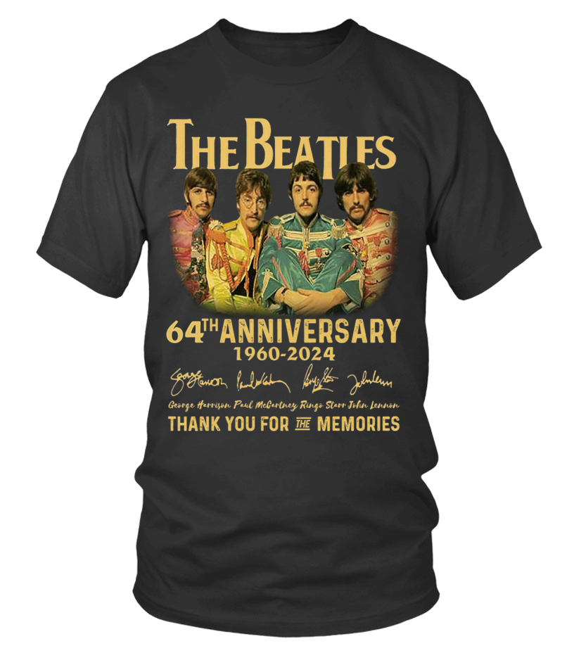 New The Beatles 64Th Anniversary Shirt The Beatles Fan Shirt Gift, The Beatles Tour Shirt, The Beatles Tour Merch