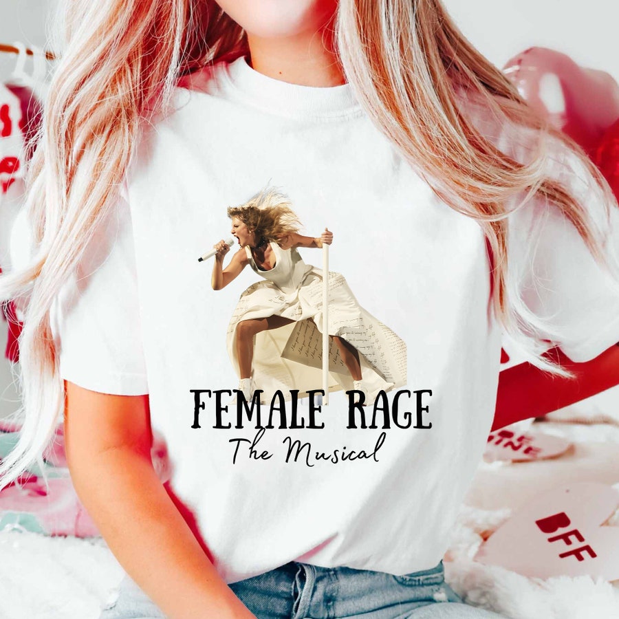 New Female Rage The Musical Shirt, The Eras Tour Shirt, The Tortured Poets Department Est 2024 Shirt, Ttpd New Album Era Shirt, Ttpd Eras Tour