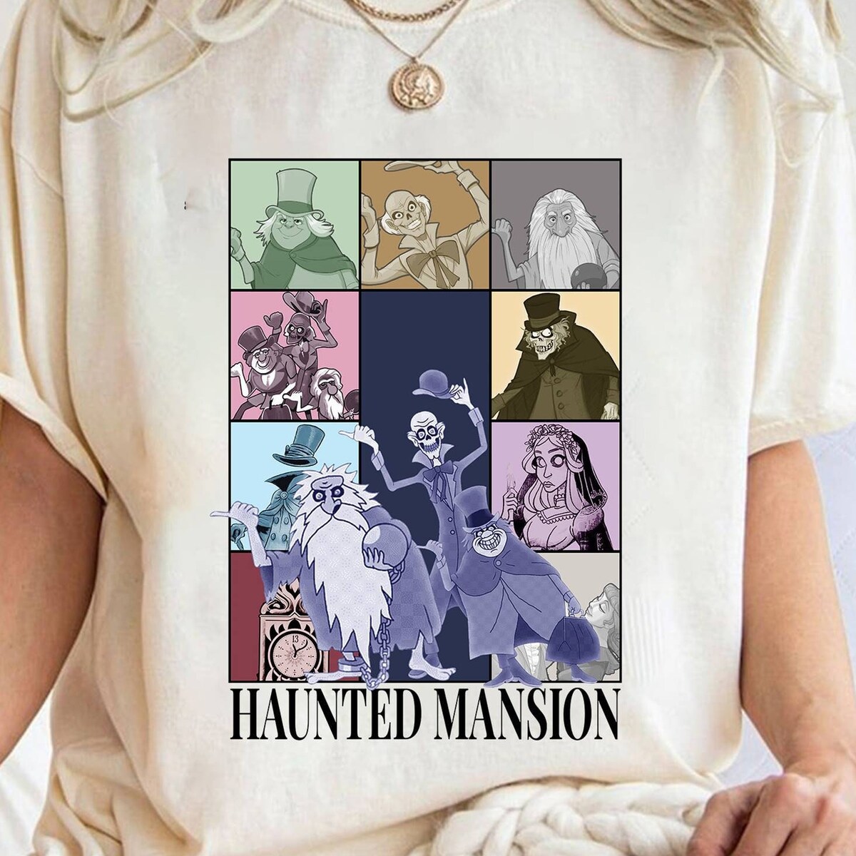 New Haunted Mansion Eras Tour Hitchhiking Ghosts Shirt, The Haunted Mansion Hollywood Studios T-Shirt