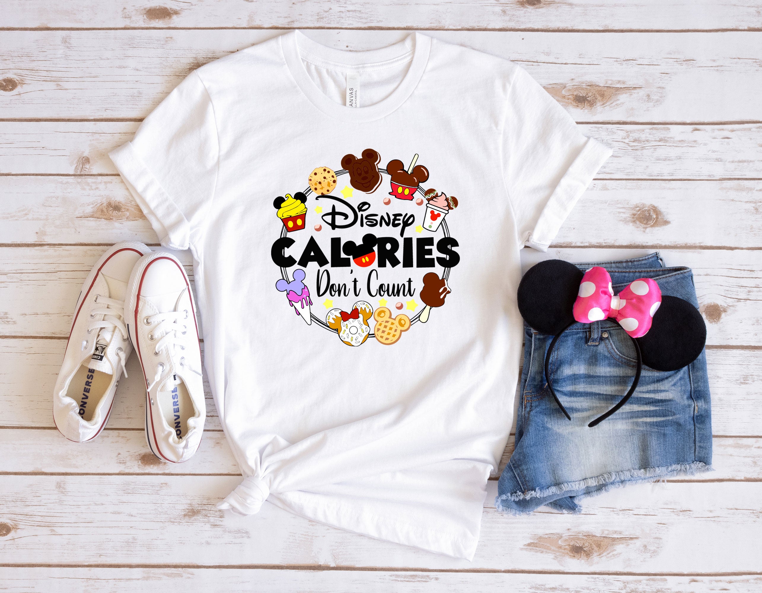 Disney Calories Don'T Count Shirt, Halloween Horror 2024 Shirt