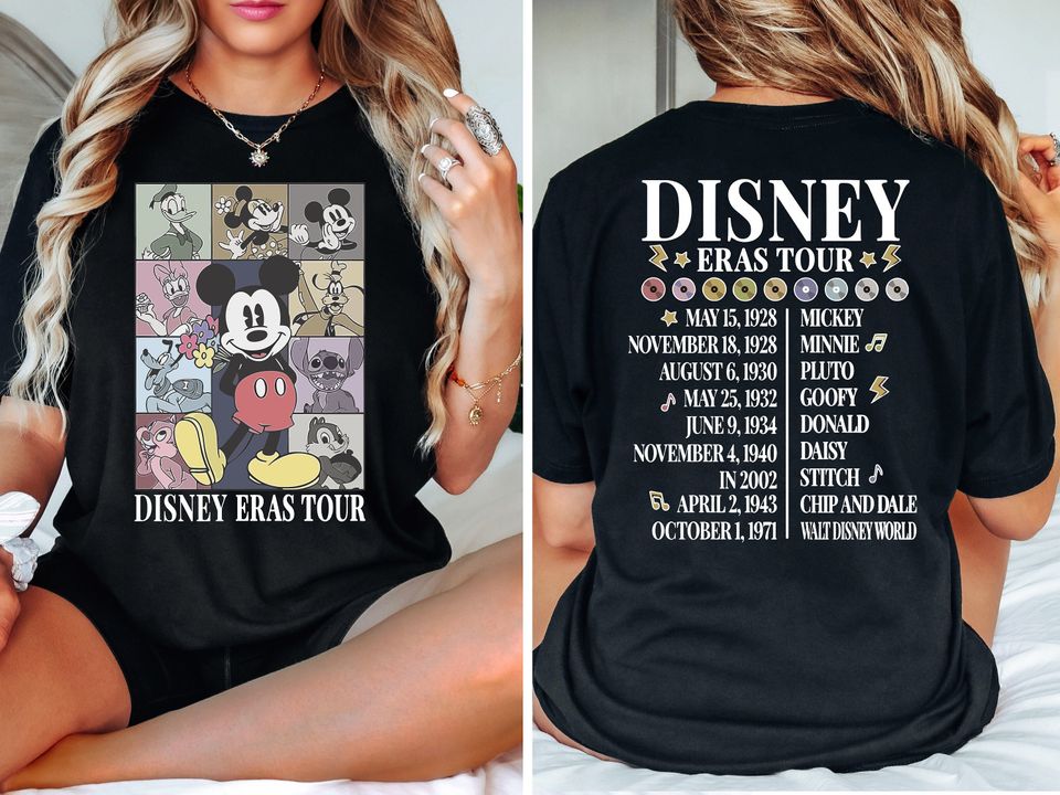 New Disney Eras Tour Shirt, Mickey And Friends Tour Shirt, Halloween 2024 Shirt