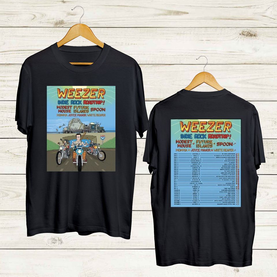Weezer 2023 North American Tour T-Shirt, Weezer 2023 Tour T-Shirt