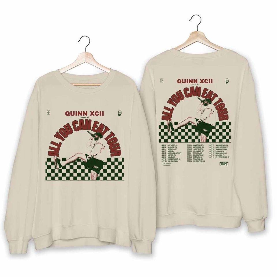 New Quinn Xcii – The All You Can Eat Tour 2024 Sweater Quinn Xcii Fan Sweater Quinn Xcii 2024 Tour Sweater The All You Can Eat Tour 2024 Concert
