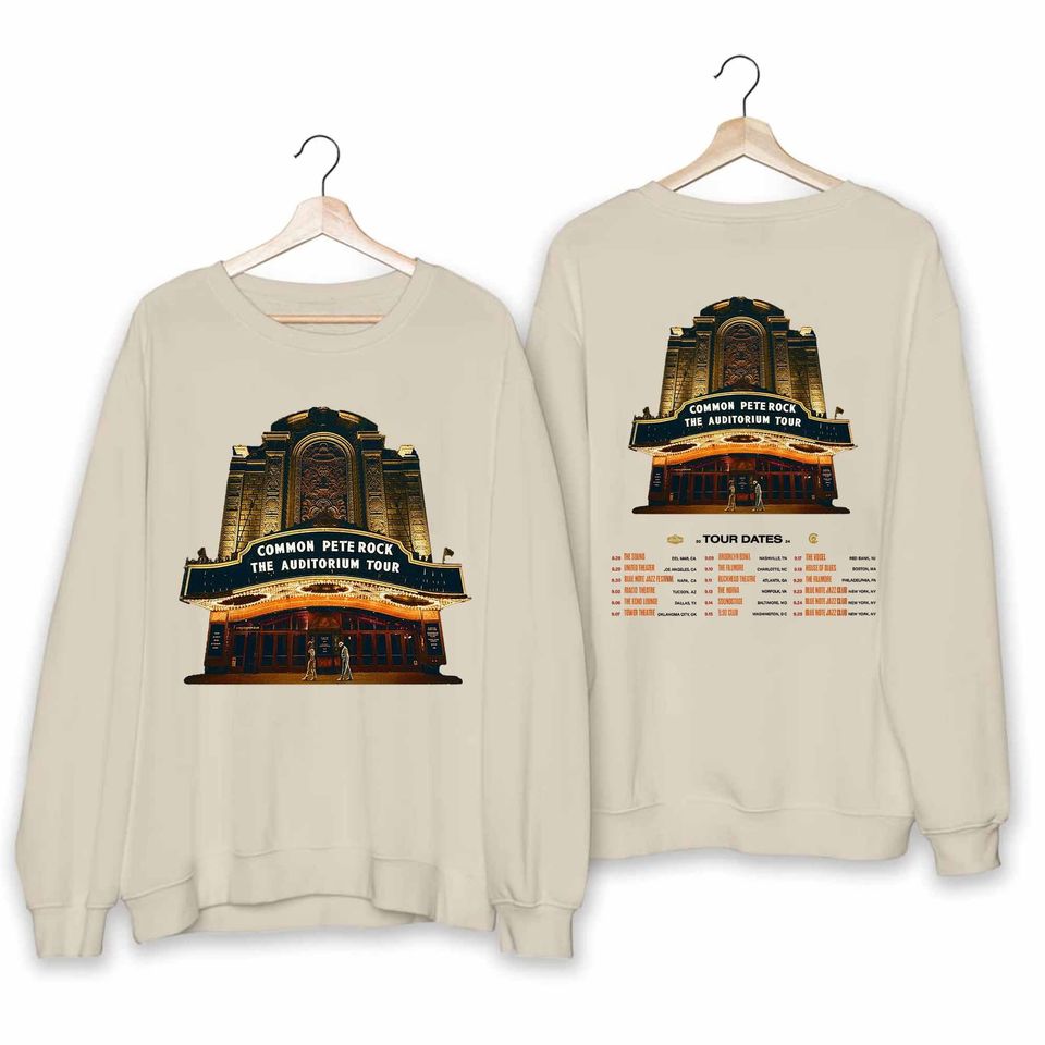 New Common And Pete Rock The Auditorium Tour Sweater Common & Pete Rock Fan Sweater The Auditorium Tour 2024 Sweatshirt