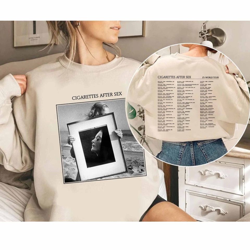 New Cigarettes After Sx 2024 X’S World Tour Sweater Cigarettes After Sx Band Fan Sweater Cigarettes After Sx 2024 Tour Sweater X’S World Tour