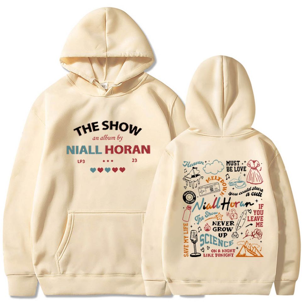 Niall Horan Hoodie The Show Live On Tour 2024 Hoodie Unisex Harajuku Long Sleeve Hoodies