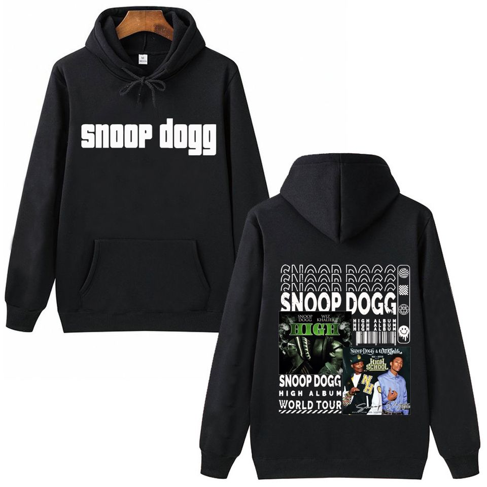 Snoop Dogg High Albun World Tour Hoodie, Man Woman Harajuku Hip Hop Pullover Tops Hoodie, Fans Gift