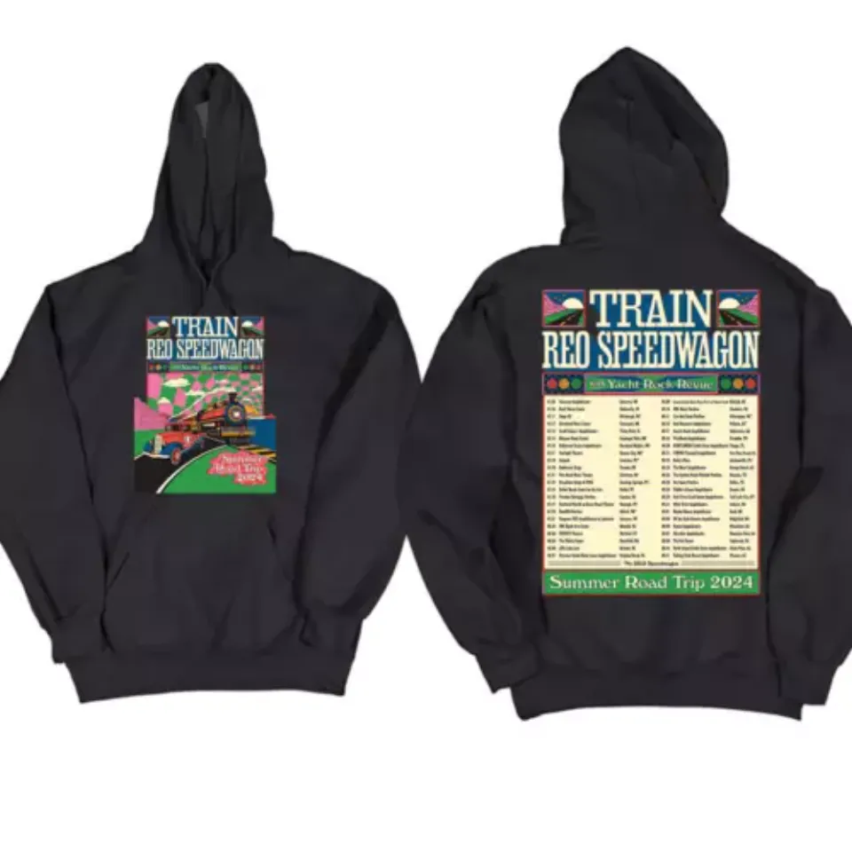 Train And Reo Wagon The Summer Road Trip 2024 Tour Hoodie
