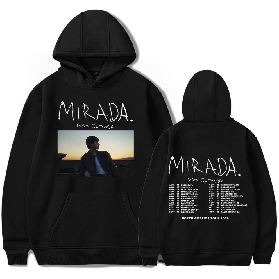New Ivan Cornejo Mirada Tour 2024 Hoodie Women Men Long Sleeve Hoodie Fashion Pullover Clothes