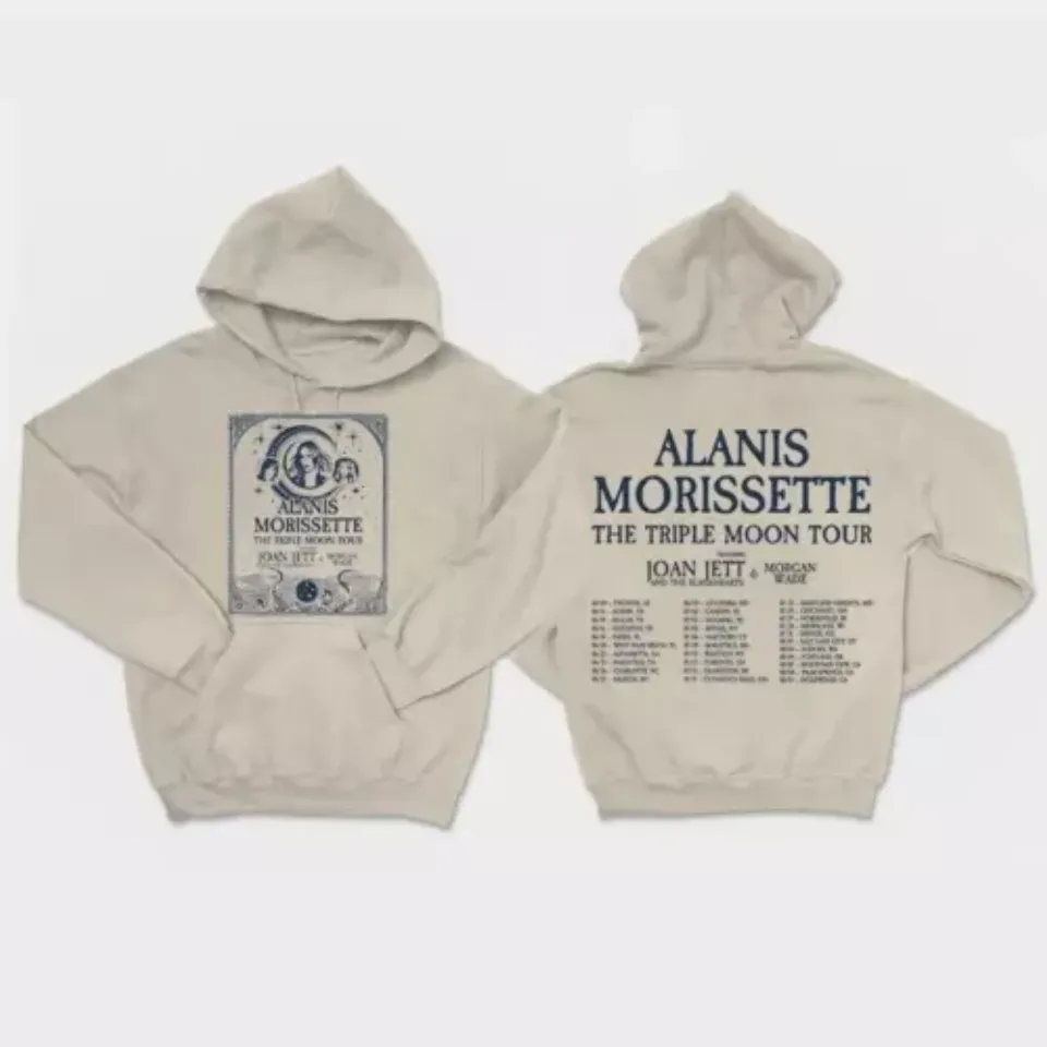 New Alanis Morissette The Triple Moon Tour 2024 Hoodie Gift Fans Music All Size