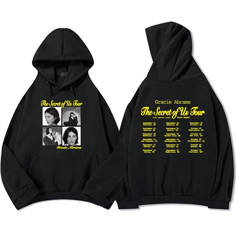 New Men 2024 Album The Secret Of Us Hoodie, Gracie Abrams Graphic Hoodies, Moletom Winter Fleece Hooded Pullover Unisex