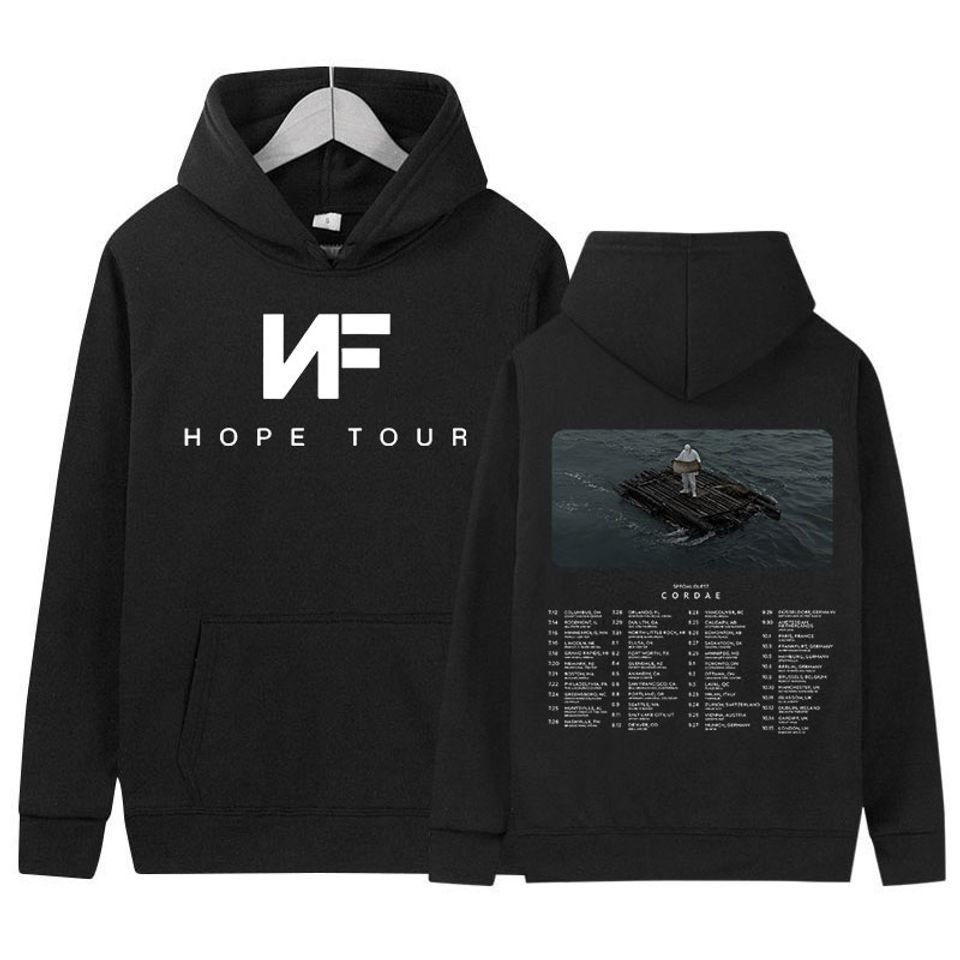 Rapper Nf Hope Music Album 2024 New Hoodie, Men'S Fashion Casual Oversized Hoodie, Hip Hop Vintage Pullover Hoodies