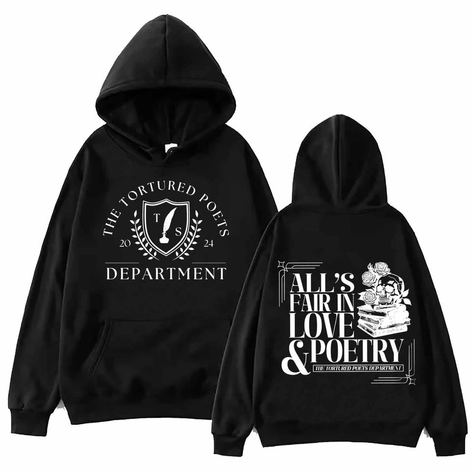 New The Tortured Poets Department 2024 New Album Hoodie, Harajuku Hip Hop Pullover Tops Hoodie, Fans Gift