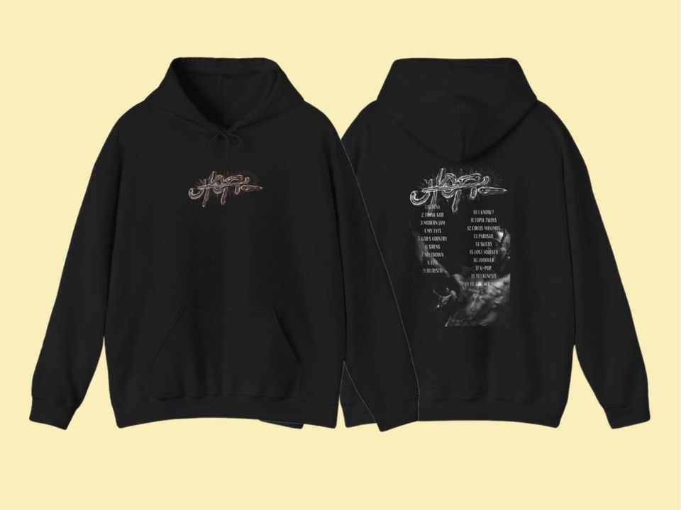 New Travis Utopia Hoodie, Utopia Album Hoodie, Two Sided Travis Utopia Hoodie, Travis Merch, Utopia Hoodie, Unisex Hoodie