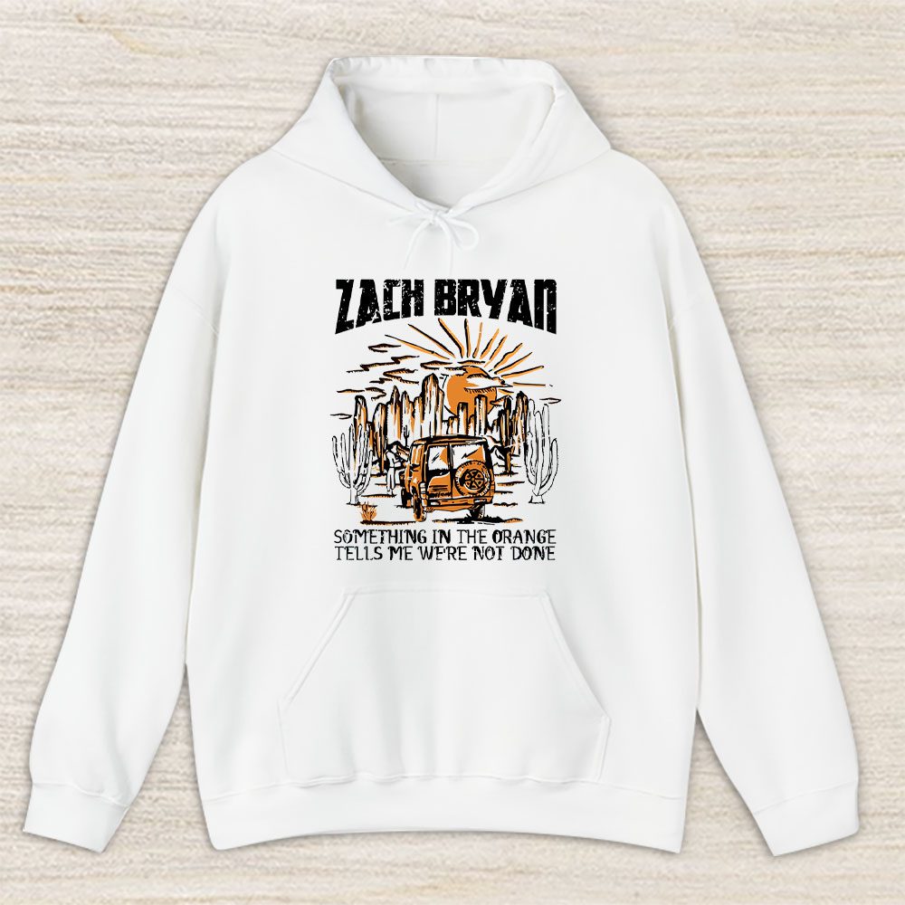 Vintage Zach Bryans Fan Hoodie, Zach Bryans Something In Orange Unisex Hoodie