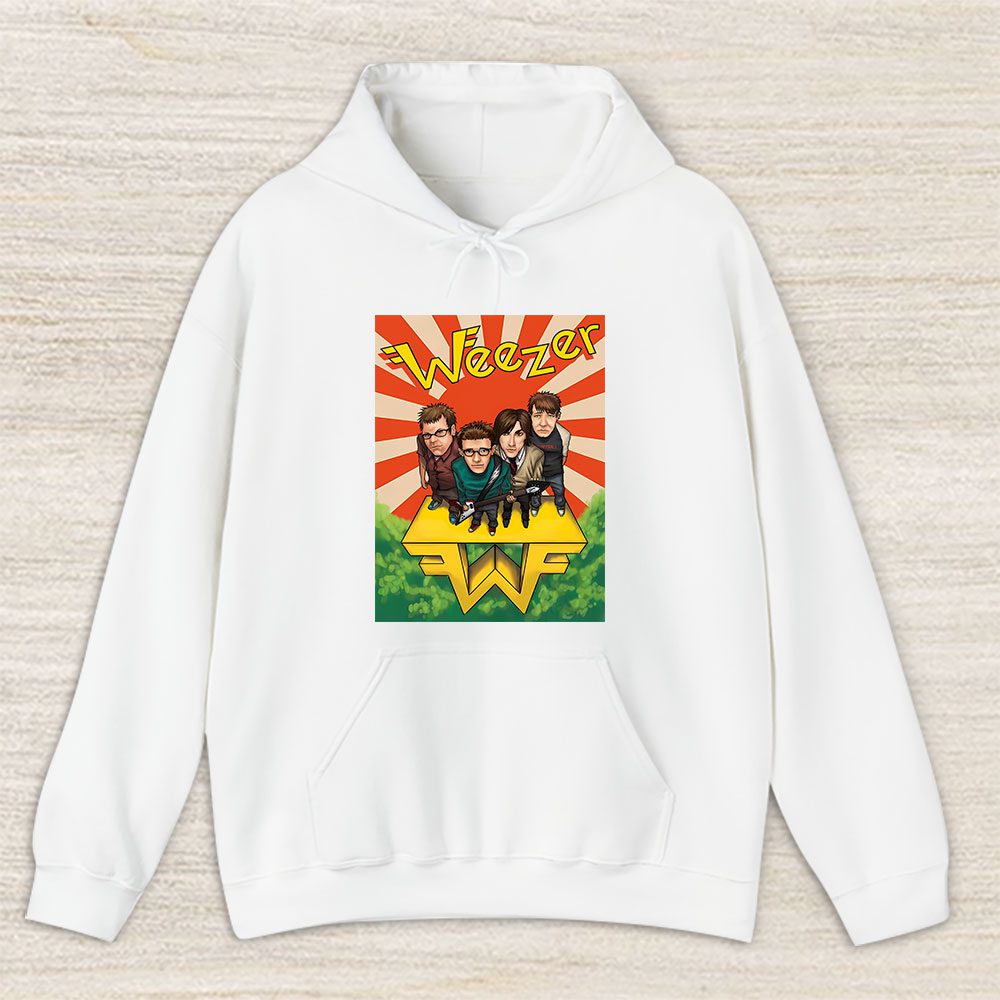 Vintage Weezer Weez Fan Hoodie, Weezer Weez Rock And Roll Band Unisex Hoodie