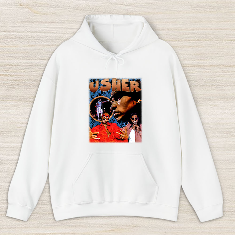 Vintage Usher The Fan Hoodie, Usher The King Of Rb Ush Unisex Pullover Hoodie