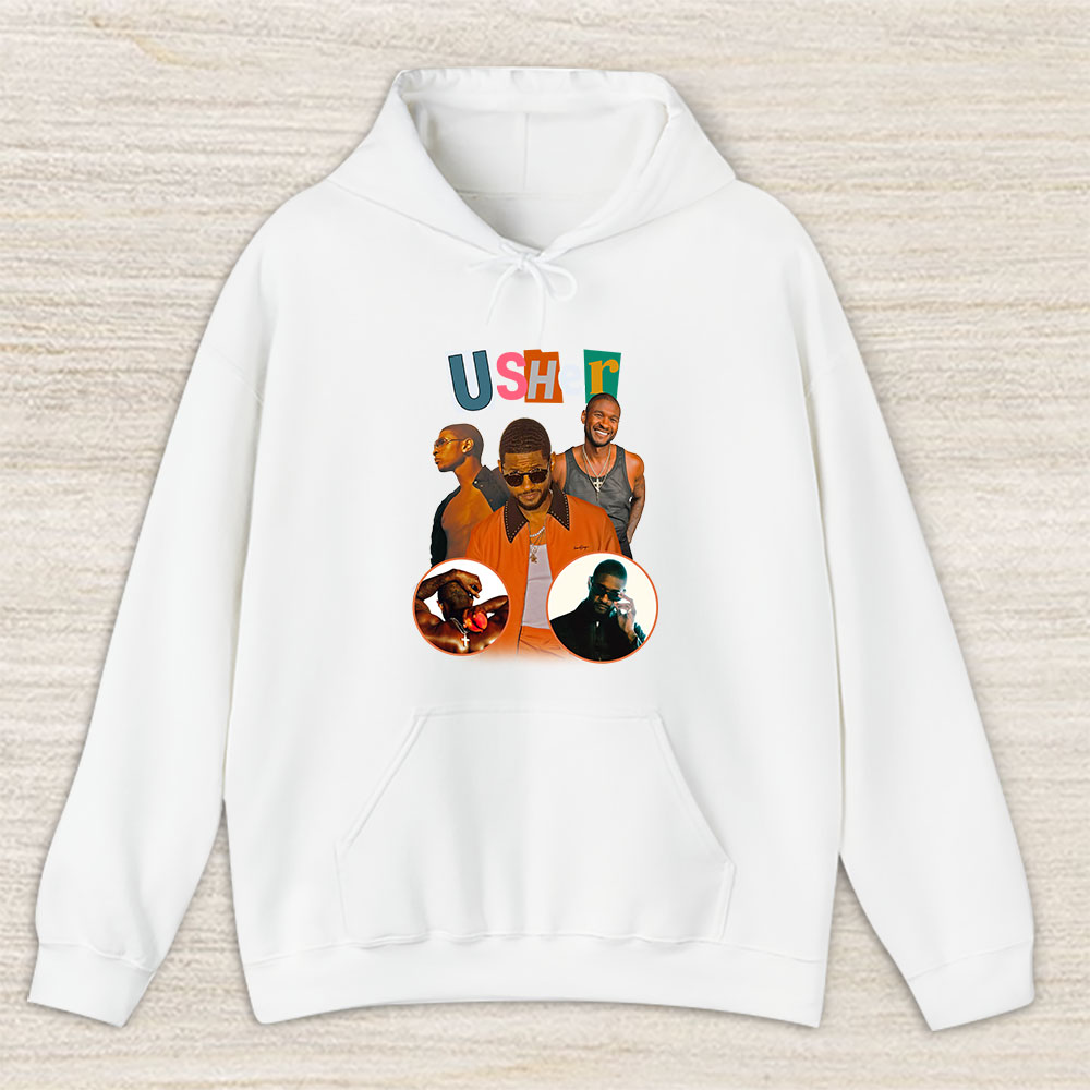 Vintage Usher The Fan Hoodie, Usher The King Of Rb Ush Unisex Pullover Hoodie
