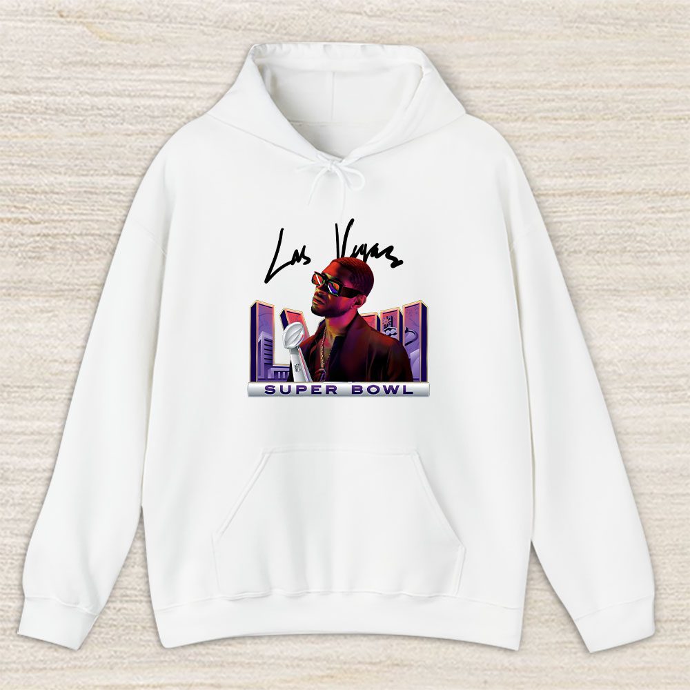 Vintage Usher Sb Fan Hoodie, Usher Sb Super Bowl LVIII Pullover Hoodie For Fan
