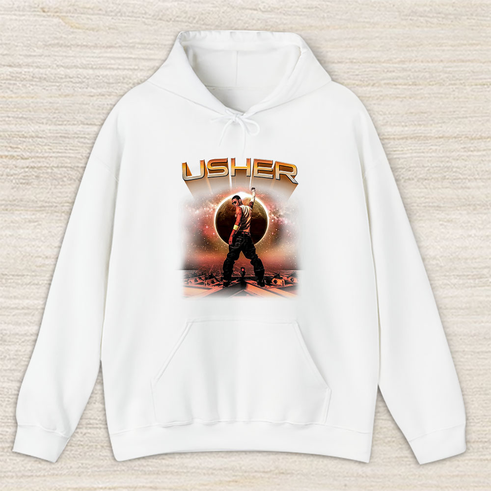 Vintage Usher The Fan Hoodie, Usher The King Of Rb Ush Unisex Pullover Hoodie