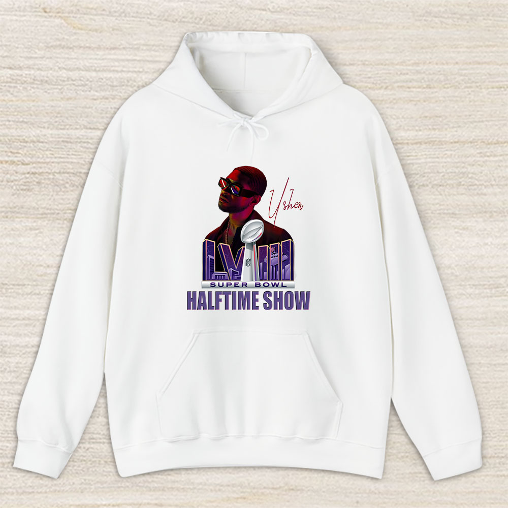 Vintage Usher Im Fan Hoodie, Usher Im Just Here The Halftime Show Unisex Pullover Hoodie