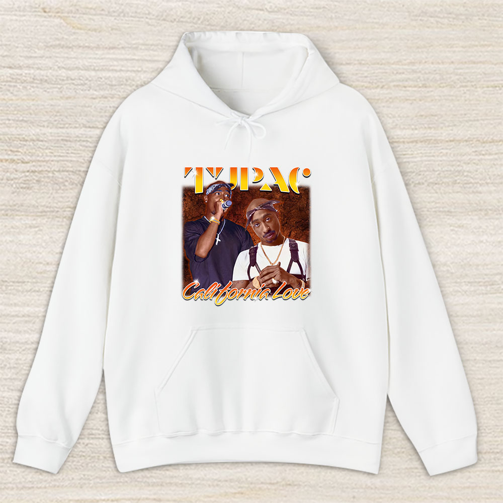 Vintage Tupac Shakur Fan Hoodie, Tupac Shakur California Love Song Unisex Hoodie