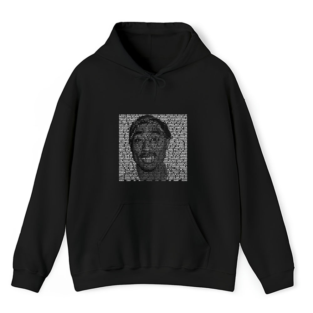 Vintage Tupac Shakur Fan Hoodie, Tupac Shakur So Many Tears Lyrics Unisex Hoodie