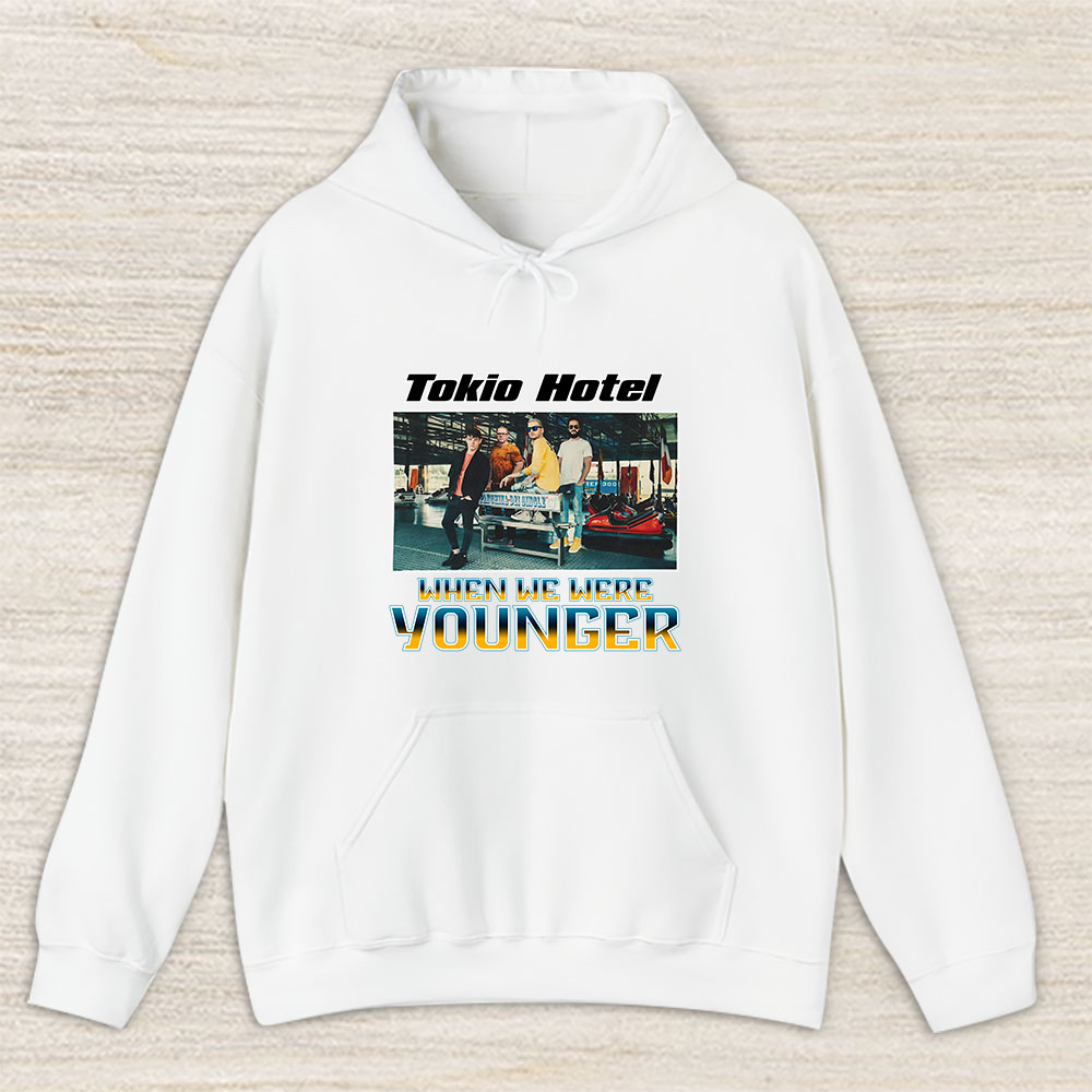 Vintage Tokio Hotel Fan Hoodie, Tokio Hotel When We Were Younger Song Unisex Hoodie